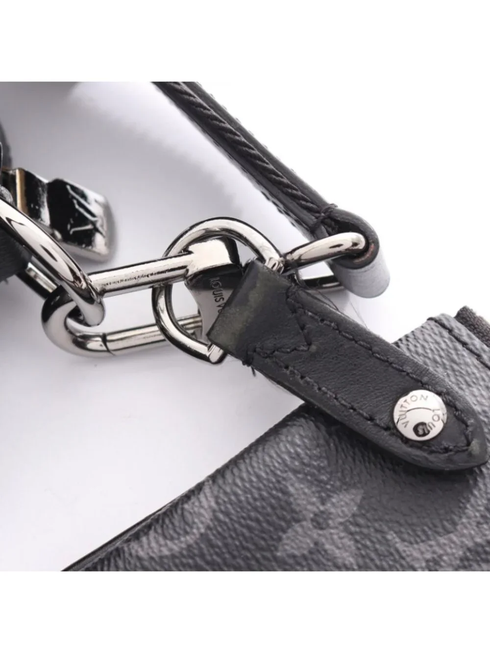 Louis Vuitton Shoulder Bag Trio Messenger Leather
